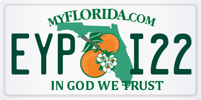 FL license plate EYPI22