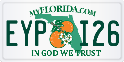 FL license plate EYPI26