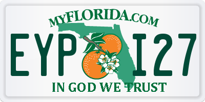 FL license plate EYPI27