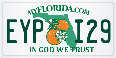 FL license plate EYPI29