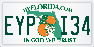 FL license plate EYPI34