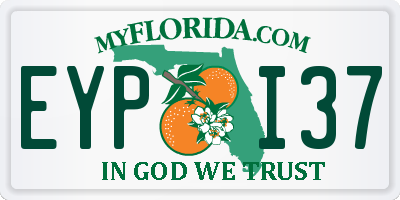FL license plate EYPI37