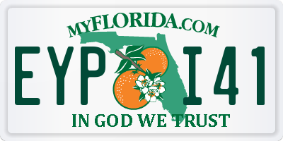 FL license plate EYPI41