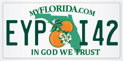FL license plate EYPI42
