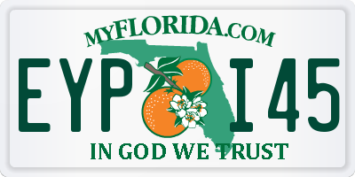 FL license plate EYPI45