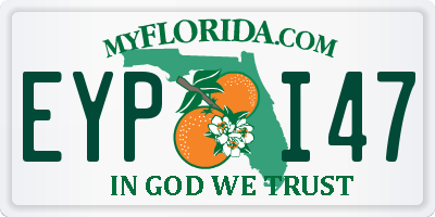 FL license plate EYPI47