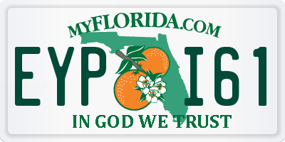 FL license plate EYPI61
