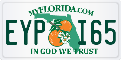 FL license plate EYPI65