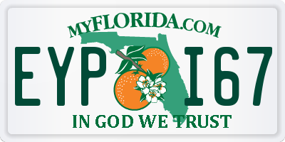 FL license plate EYPI67