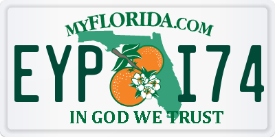 FL license plate EYPI74