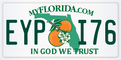 FL license plate EYPI76