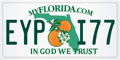 FL license plate EYPI77