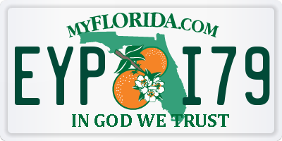 FL license plate EYPI79