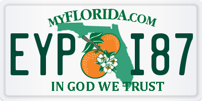 FL license plate EYPI87