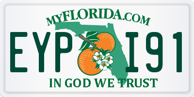 FL license plate EYPI91