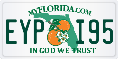 FL license plate EYPI95