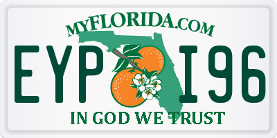 FL license plate EYPI96
