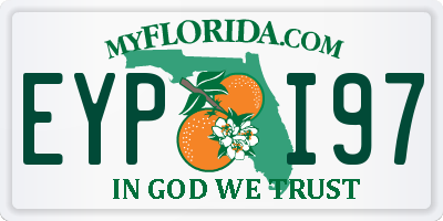 FL license plate EYPI97