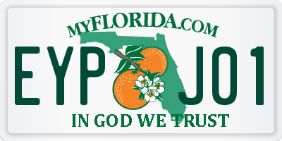 FL license plate EYPJ01