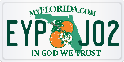FL license plate EYPJ02