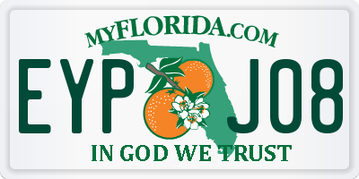 FL license plate EYPJ08