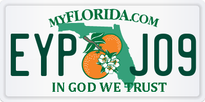 FL license plate EYPJ09
