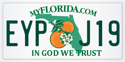 FL license plate EYPJ19