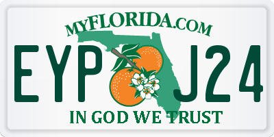 FL license plate EYPJ24