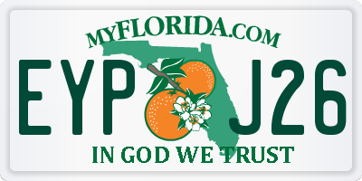 FL license plate EYPJ26