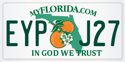 FL license plate EYPJ27