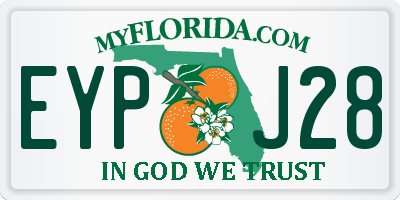 FL license plate EYPJ28