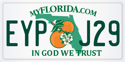 FL license plate EYPJ29