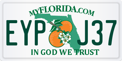 FL license plate EYPJ37
