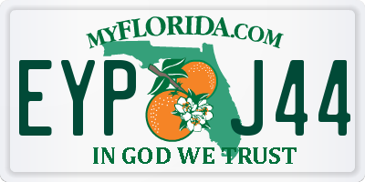 FL license plate EYPJ44