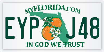 FL license plate EYPJ48