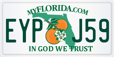 FL license plate EYPJ59