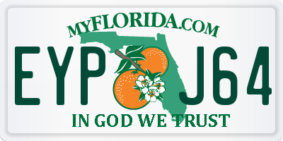 FL license plate EYPJ64