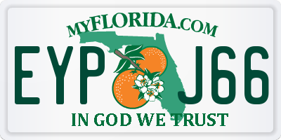 FL license plate EYPJ66