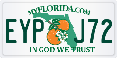 FL license plate EYPJ72