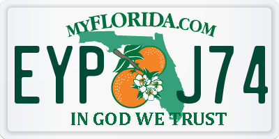 FL license plate EYPJ74
