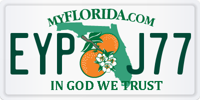 FL license plate EYPJ77