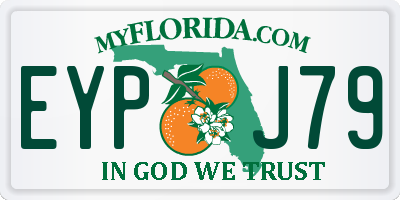 FL license plate EYPJ79
