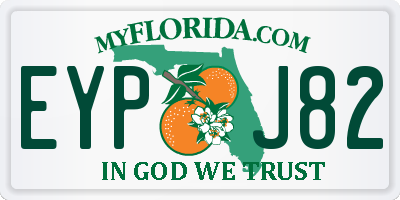 FL license plate EYPJ82
