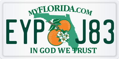 FL license plate EYPJ83