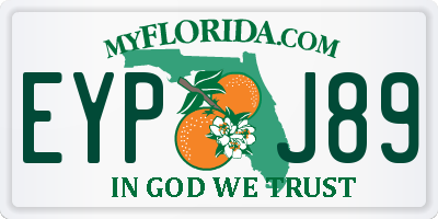 FL license plate EYPJ89