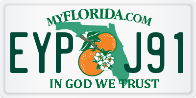 FL license plate EYPJ91