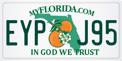 FL license plate EYPJ95