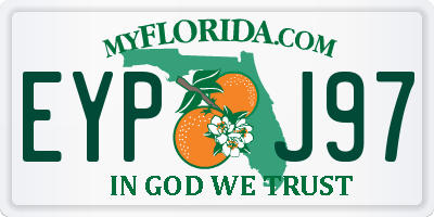 FL license plate EYPJ97