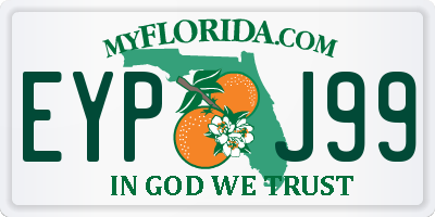 FL license plate EYPJ99