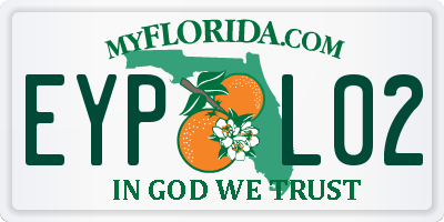 FL license plate EYPL02